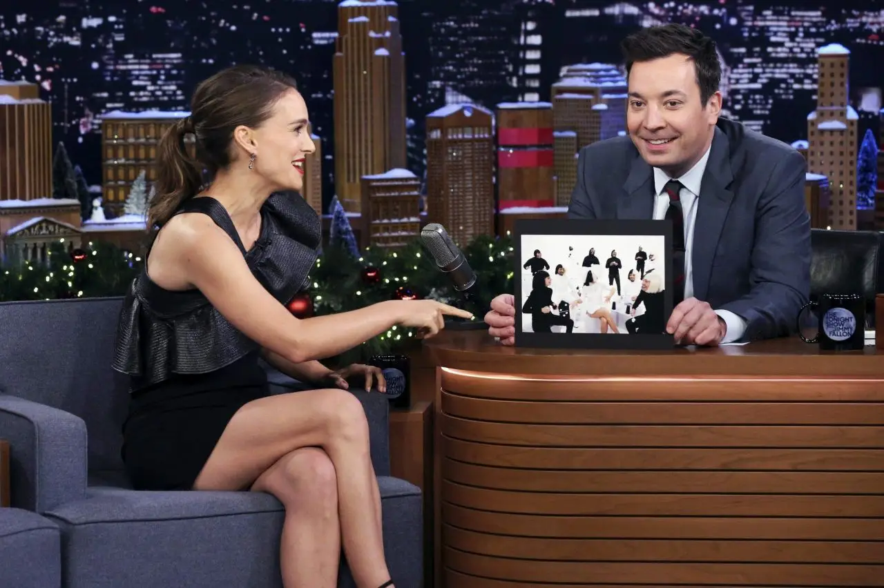 Natalie Portman Stills at The Tonight Show Starring Jimmy Fallon